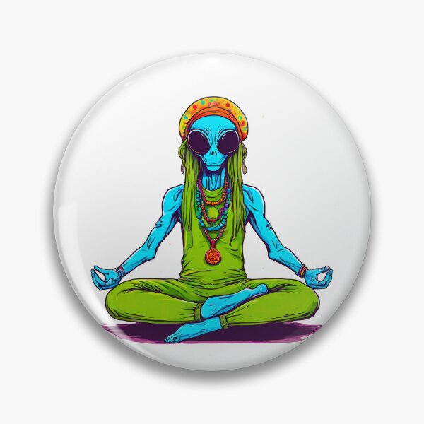 Item preview, Hippie Alien Practices Yoga Among Stars 2 designed and sold by Tom-Johnson.
