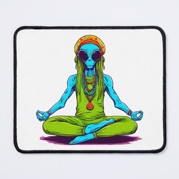 Item preview, Hippie Alien Practices Yoga Among Stars 2 designed and sold by Tom-Johnson.