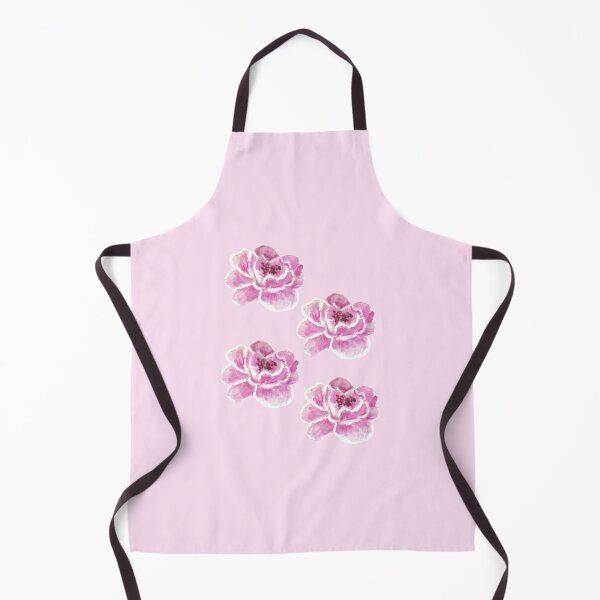 Item preview, Four Pink roses on light pink background designed and sold by Beeinbliss.