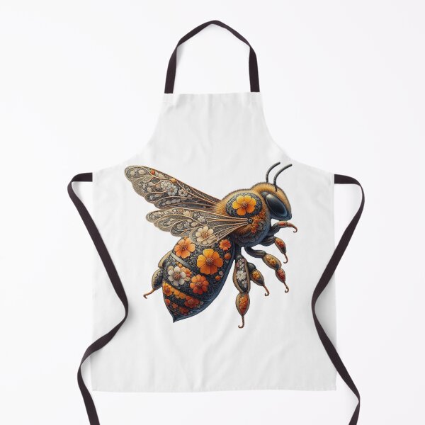 Item preview, Steampunk Floral Bee Art - Unique Nature-Inspired Merchandise designed and sold by MiszungART.