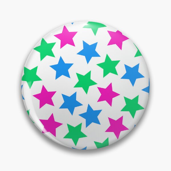 Item preview, Polysexual Pride Flag Stars Pink Green Blue designed and sold by JoyfulJen.