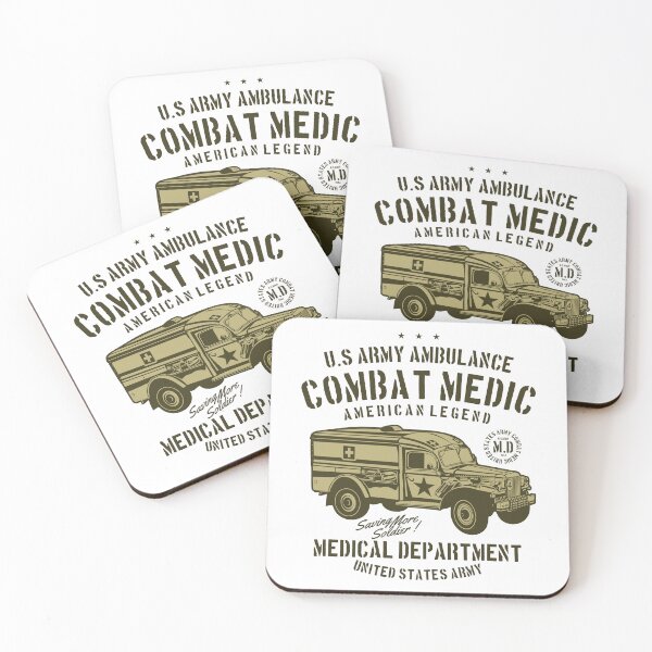 Item preview, U.S Army Ambulance Combat Medic, American Legend, Medical Department designed and sold by DreamMaden.