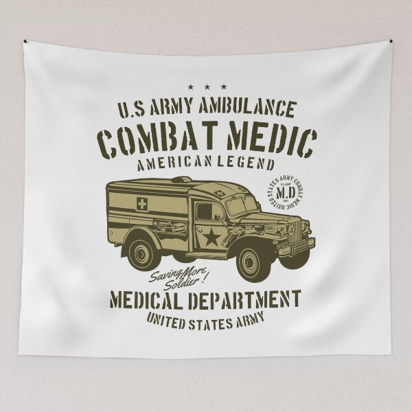 Item preview, U.S Army Ambulance Combat Medic, American Legend, Medical Department designed and sold by DreamMaden.