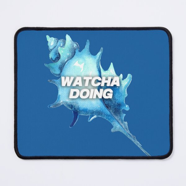 Item preview, Watcha Doing Blue Seashell designed and sold by karma-style.