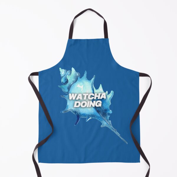 Item preview, Watcha Doing Blue Seashell designed and sold by karma-style.