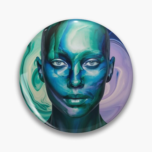 Item preview, Fluid Acrylic with Face Pouring Paint Art 3D Model designed and sold by Charlygood.