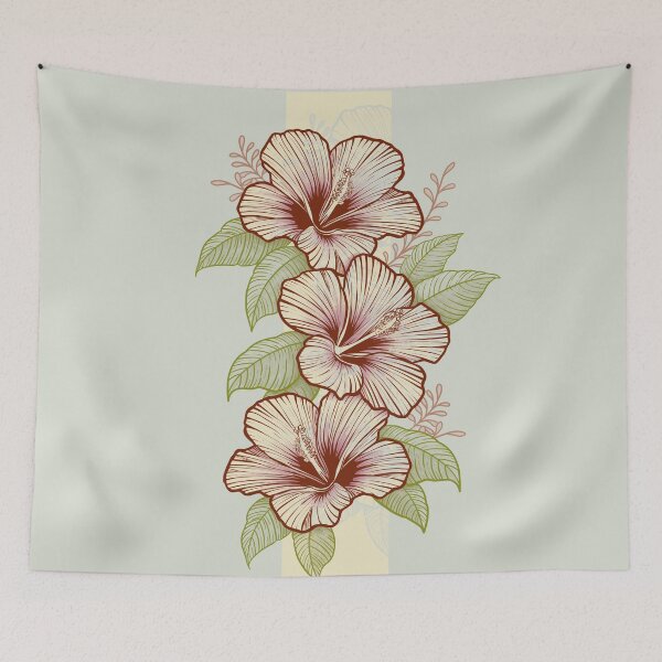 Item preview, Tropical hibiscus flower bouquet designed and sold by Rômulo Queiroz.