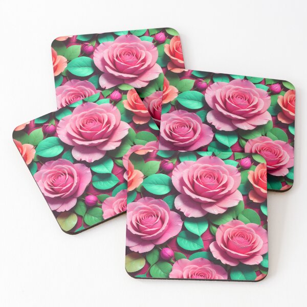 Item preview, Pink Roses Floral Pattern Design designed and sold by TheArtOfPat.