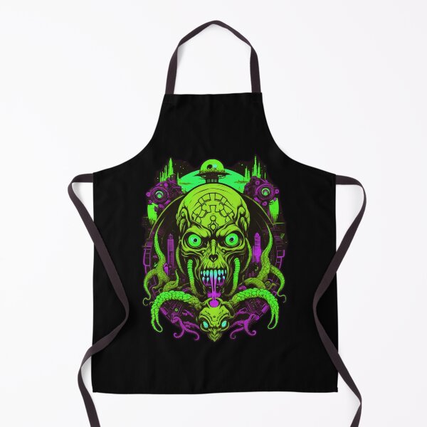 Item preview, Space Vampire, Lovecraft, Tentacles, Neon Horror designed and sold by Burn-Ego.