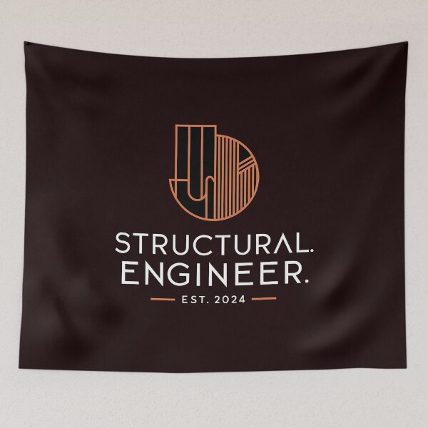 Item preview,  structural engineer est 2024, structural engineer designed and sold by venavar.