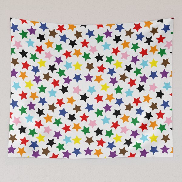 Item preview, Rainbow Progress Pride Flag Stars Quasar  designed and sold by JoyfulJen.