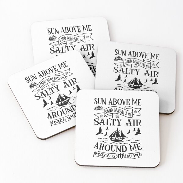 Item preview, Sun above me sand beneath me salty air around me peace within me designed and sold by DesignCosmos.