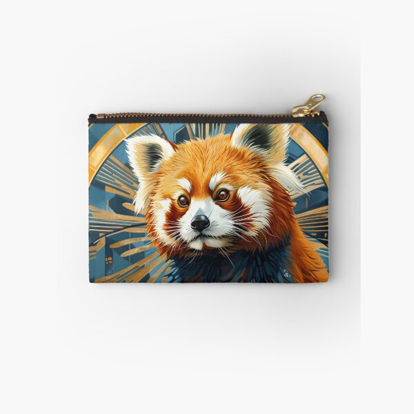 Item preview, Panda rojo art déco designed and sold by ArtWildCreate.