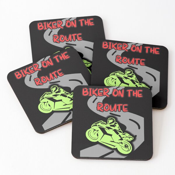 Item preview, BIKER ON THE ROUTE designed and sold by stickersrafisa.