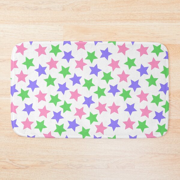 Item preview, Trigender Pride Flag Stars Pink Green Purple designed and sold by JoyfulJen.