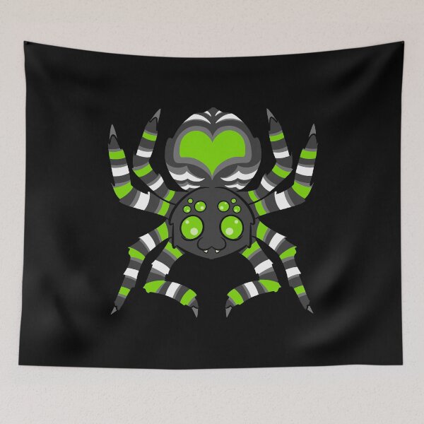 Item preview, Agender Pride Spider designed and sold by JaxNaBox.