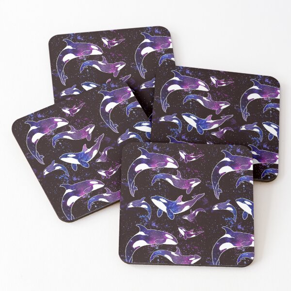 Item preview, Galaxy splash Orca pattern  designed and sold by Artsydragongal.