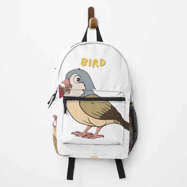 Item preview, features a cartoon bird with a strawberry in its mouth designed and sold by lmsendalfer.