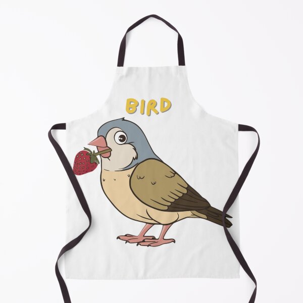 Item preview, features a cartoon bird with a strawberry in its mouth designed and sold by lmsendalfer.