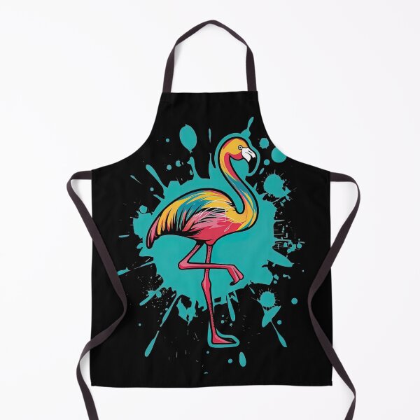 Item preview, Retro Flamingo Paint Dripping Pop Art Fun Cute designed and sold by SpookshowDesign.