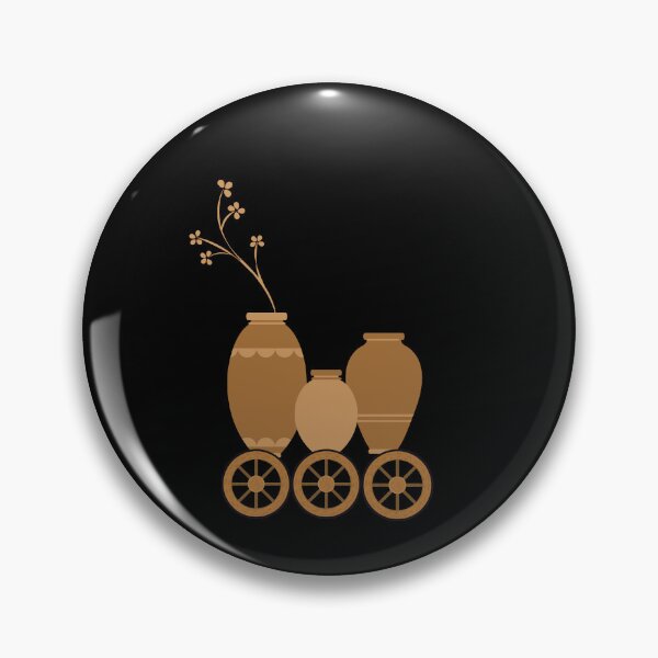 Item preview, pottery ceramic clay pots kiln artist floral love for pottery Stickers designed and sold by DesignYourWaystore.