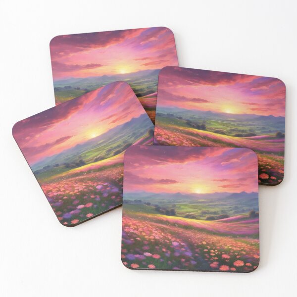 Item preview, sunset in the mountains. designed and sold by brain301.