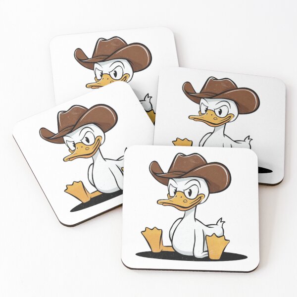Item preview, shows a cartoon duck wearing a cowboy hat designed and sold by lmsendalfer.