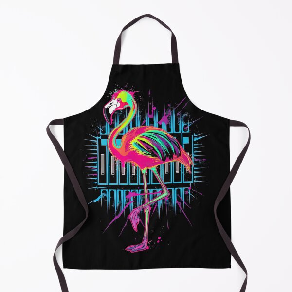 Item preview, Retro Flamingo Cool Paint Dripping Pop Art Fun Cute designed and sold by SpookshowDesign.