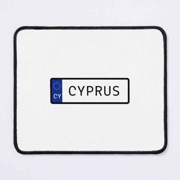 Item preview, Cyprus EU Number Plate designed and sold by PatchMerch.