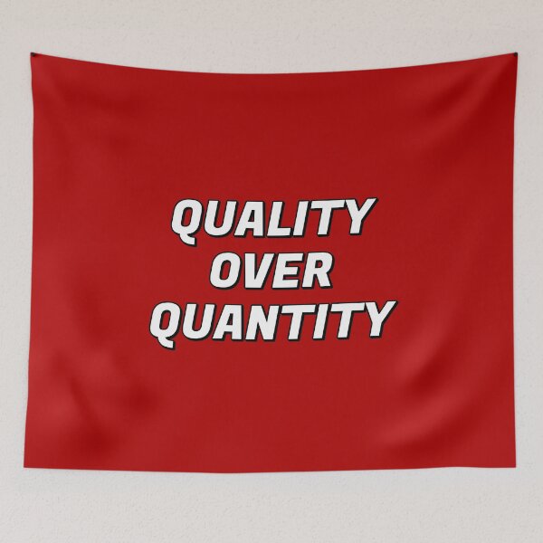 Item preview, Quality Over Quantity designed and sold by Inspirationmotivation.