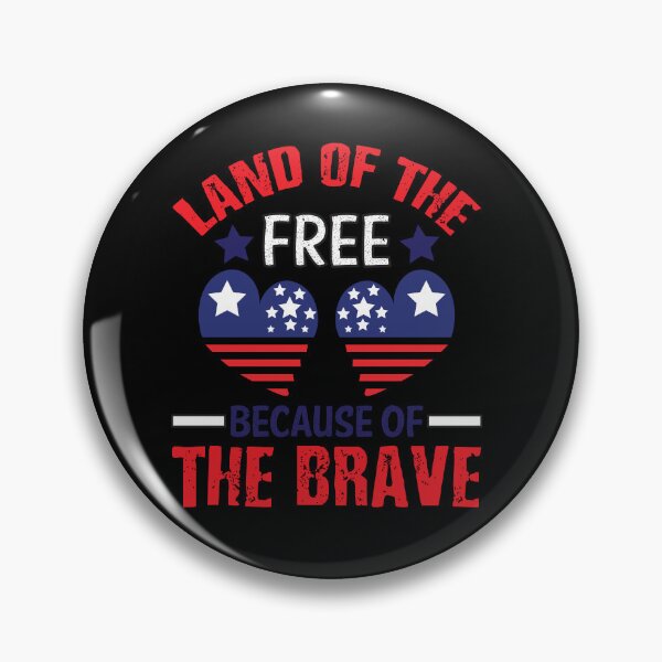 Item preview, Land Of The Free Because Of The Brave designed and sold by creativevogue.