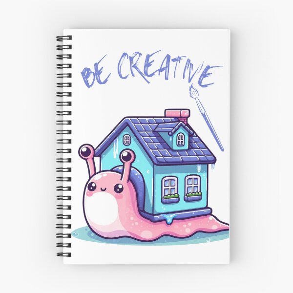 Item preview, Be creative, cute slug with her house on her back designed and sold by coloursforkids.