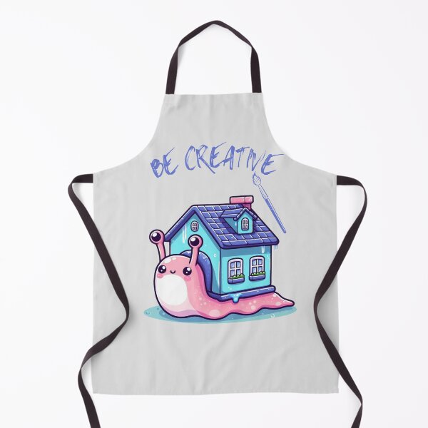 Item preview, Be creative, cute slug with her house on her back designed and sold by coloursforkids.