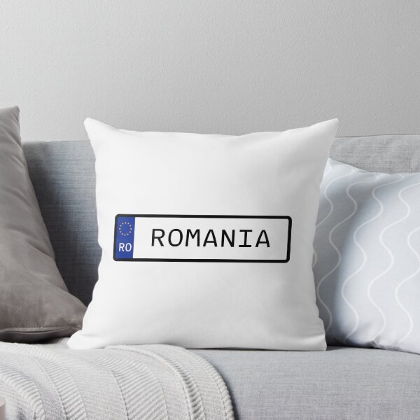 Item preview, Romania EU Number Plate designed and sold by PatchMerch.