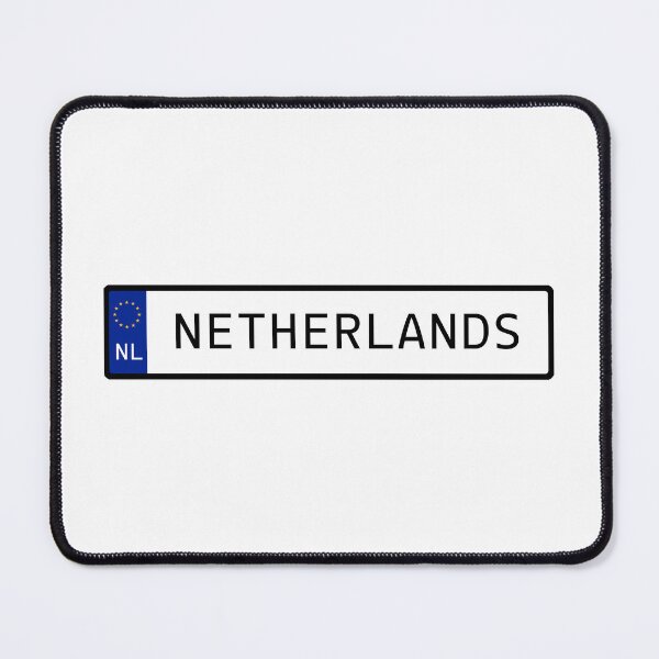 Item preview, Netherlands EU Number Plate designed and sold by PatchMerch.