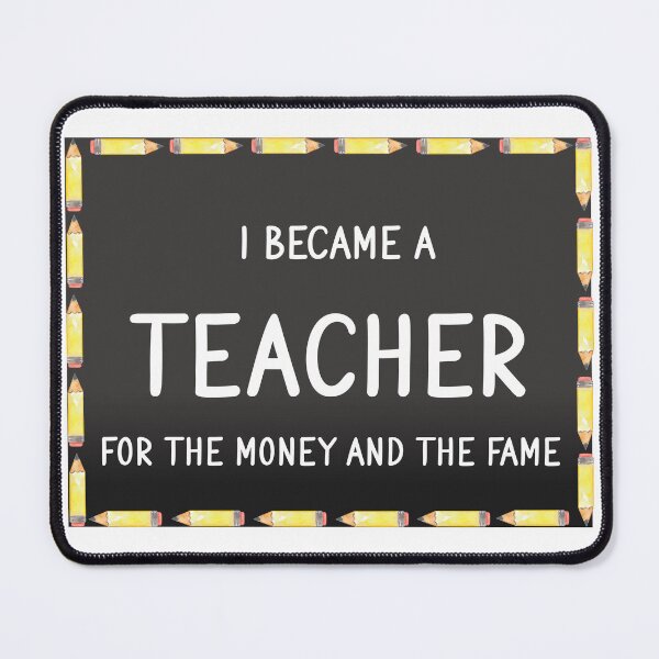 Item preview, I Became a Teacher Sarcastic Saying Chalkboard designed and sold by Lori Winslow Designs.
