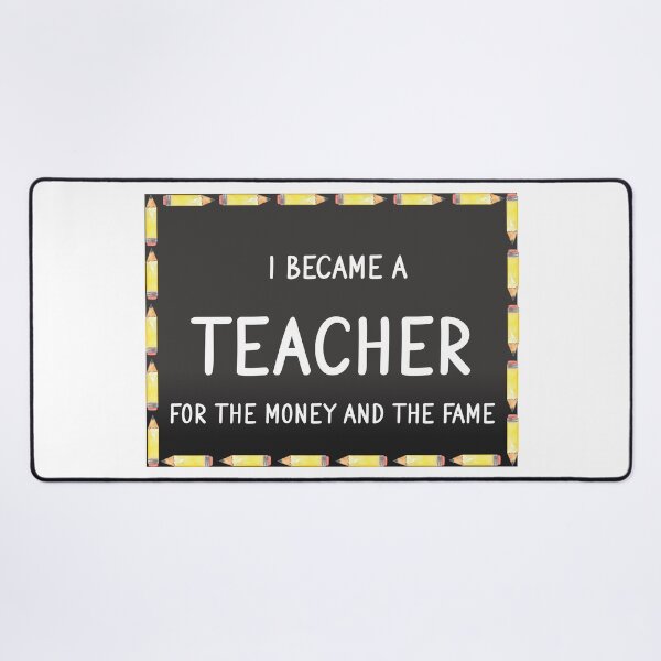 Item preview, I Became a Teacher Sarcastic Saying Chalkboard  designed and sold by Lori Winslow Designs.