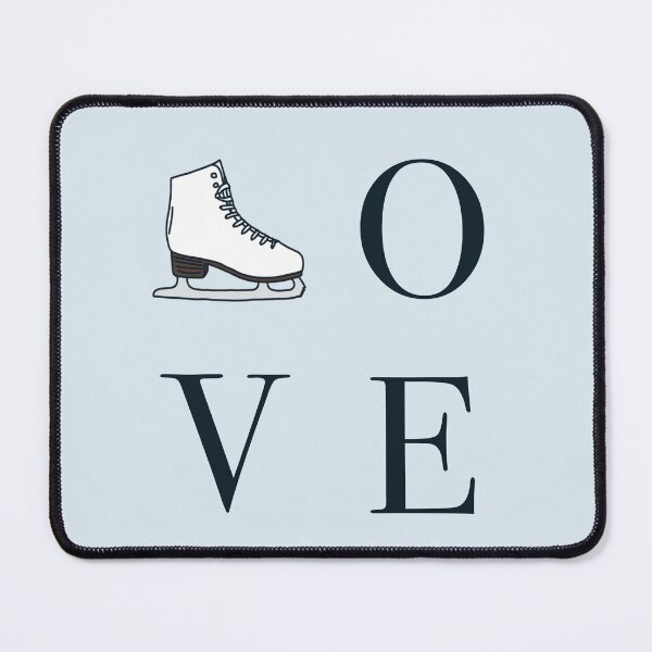 Item preview, Figure Skate LOVE Illustration designed and sold by TheEclecticKat.