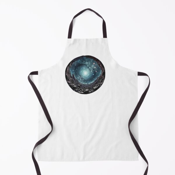 Item preview, Cosmic Galaxy Design with Rock Landscape in watercolor paint designed and sold by EmeraldCauldren.