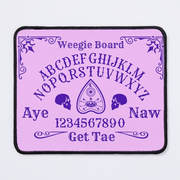 Item preview, weegie board funny scottish ouija board designed and sold by Alyn8.
