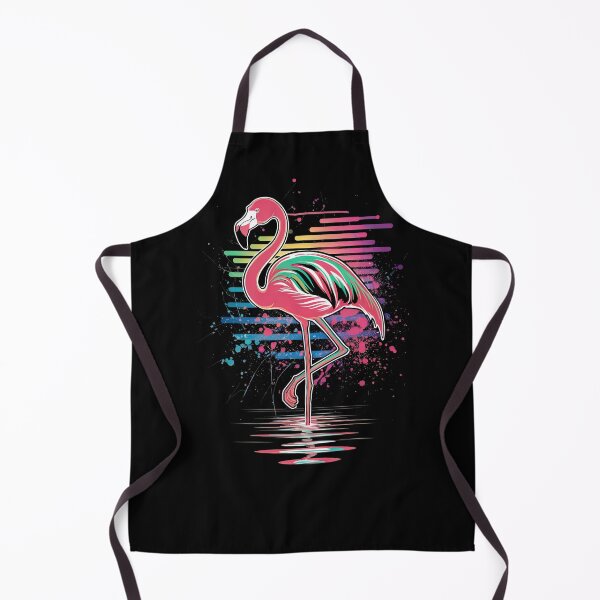 Item preview, Pop Art Flamingo Paint Dripping Fun Cute Synthwave designed and sold by SpookshowDesign.