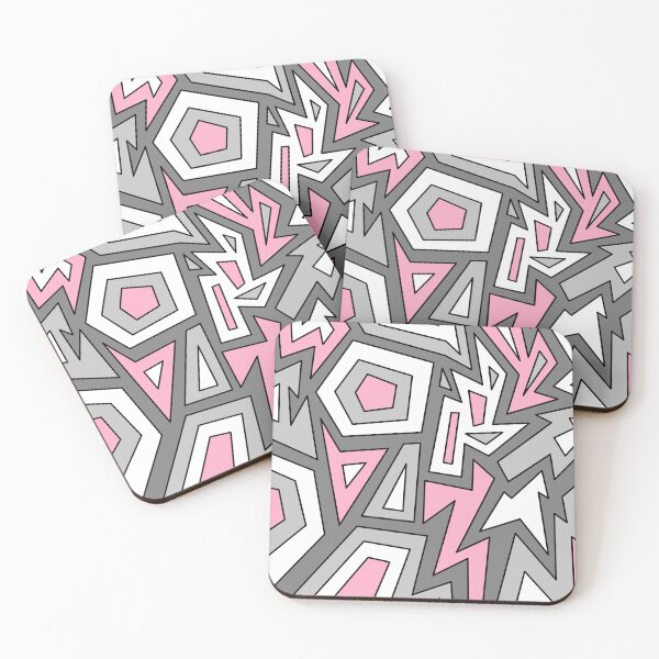 Item preview, Demigirl Pride Modern Geometric Abstract Pink designed and sold by JoyfulJen.