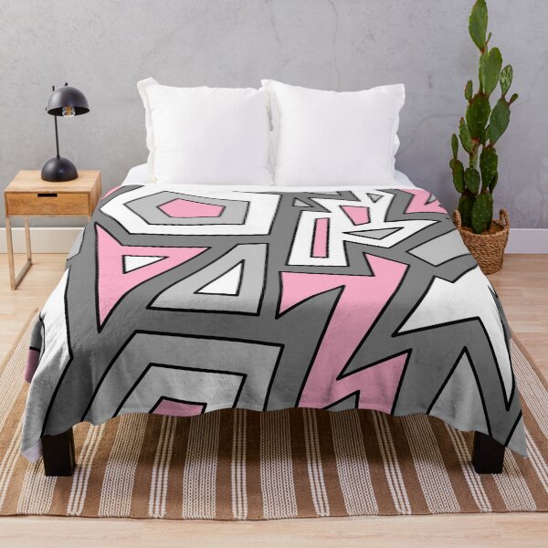 Item preview, Demigirl Pride Modern Geometric Abstract Pink designed and sold by JoyfulJen.