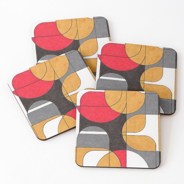 Item preview, Bold Retro Geometric Abstract Pattern designed and sold by TheJoeyStudio.