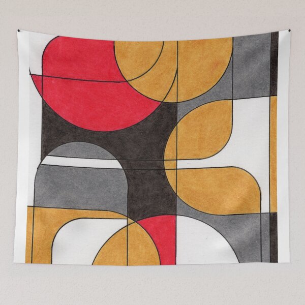 Item preview, Bold Retro Geometric Abstract Pattern designed and sold by TheJoeyStudio.