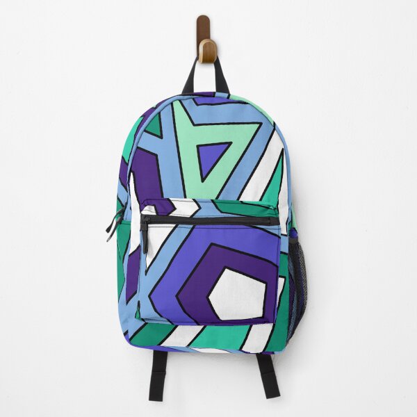Item preview, Gay Men's Pride Modern Geometric Abstract Blue designed and sold by JoyfulJen.