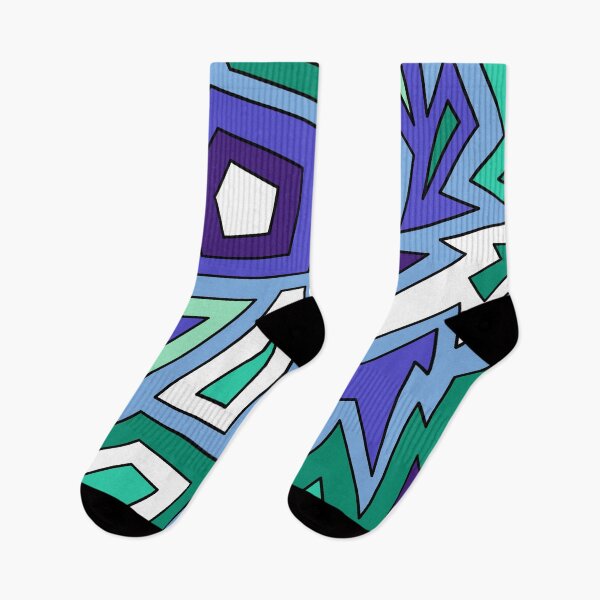 Item preview, Gay Men's Pride Modern Geometric Abstract Blue designed and sold by JoyfulJen.