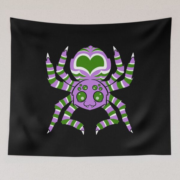 Item preview, Genderqueer Pride Spider designed and sold by JaxNaBox.