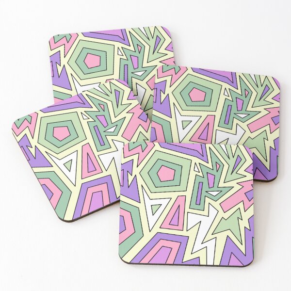 Item preview, Genderfae Pride Modern Geometric Abstract Pink designed and sold by JoyfulJen.