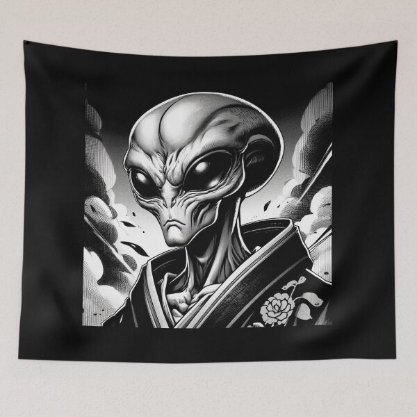 Item preview, Alien Samurai designed and sold by JPdesignPunk.